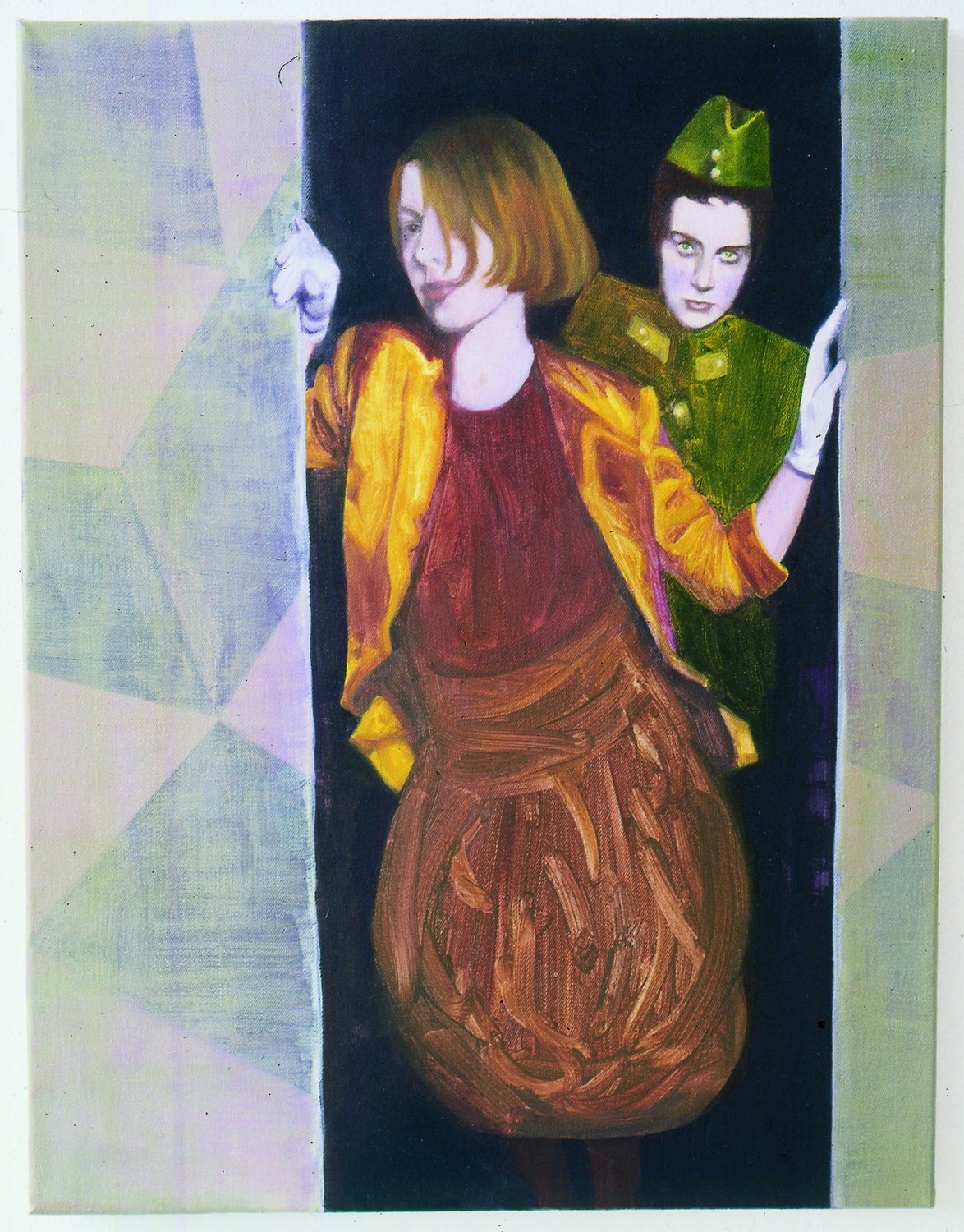 Birgit Megerle Une partie a la favorite, 2002 Oil on canvas, 65 × 50 cm