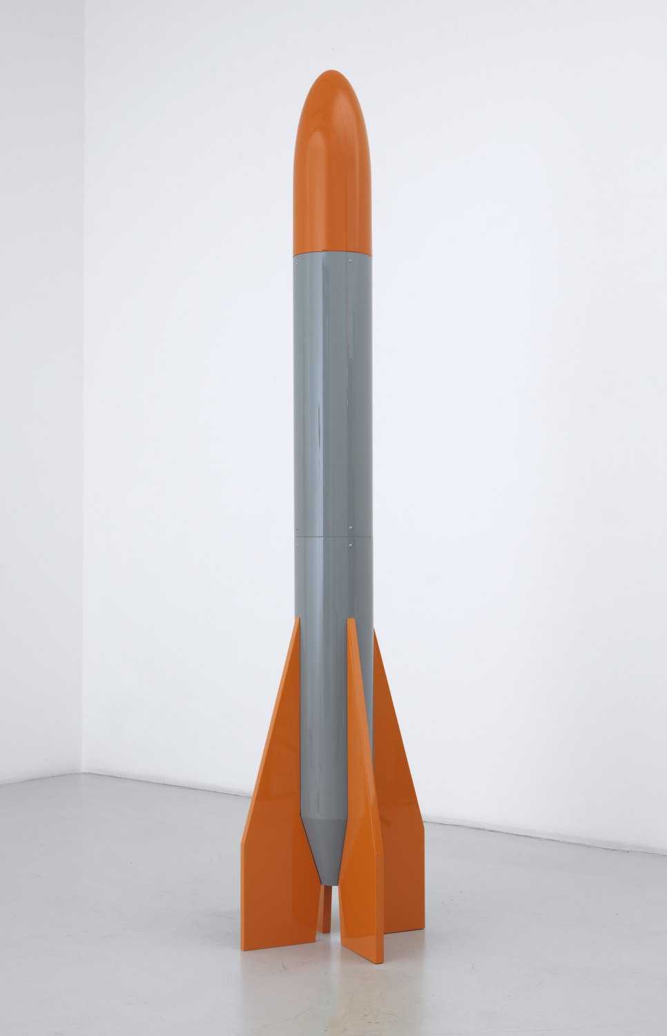 Cosima von Bonin   Untitled, 2012    Steel, plastic and lacquer,  250 × ∅ 57.2 cm    