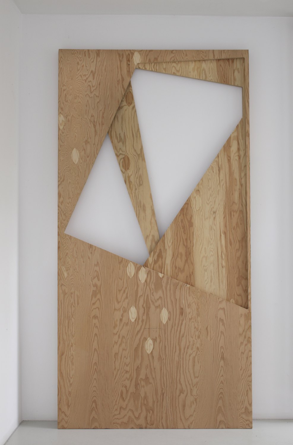 Gedi Sibony   Ösbasak Seker, 2008    Plywood, 244 × 122 × 6 cm   