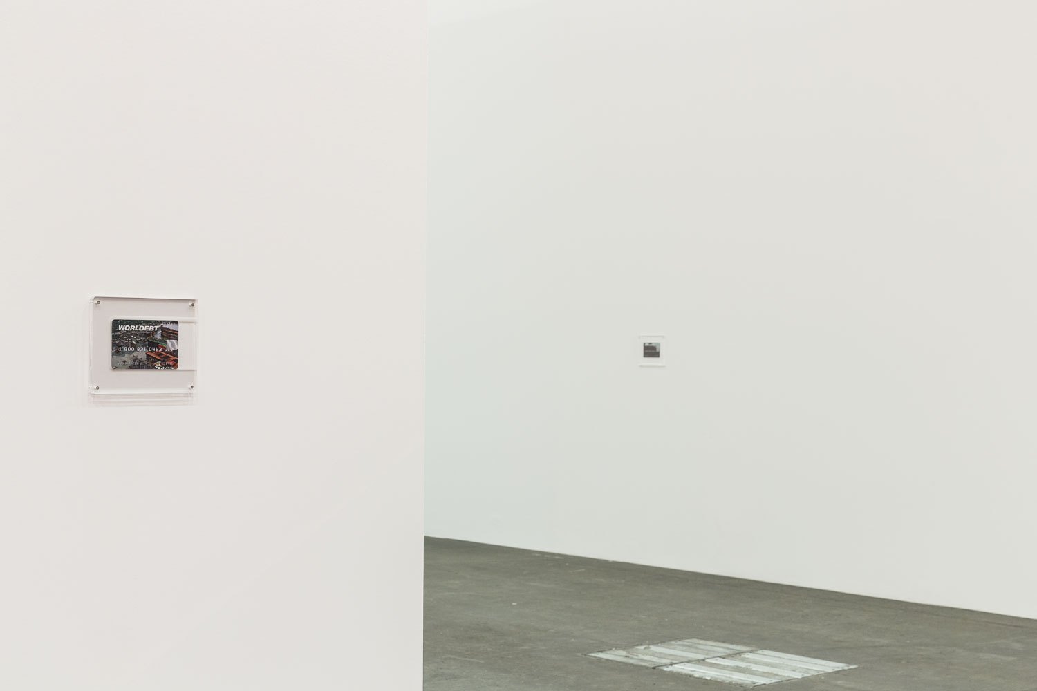 John Knight, Worldebt Installation view, Art Basel Unlimited, Basel 2015  