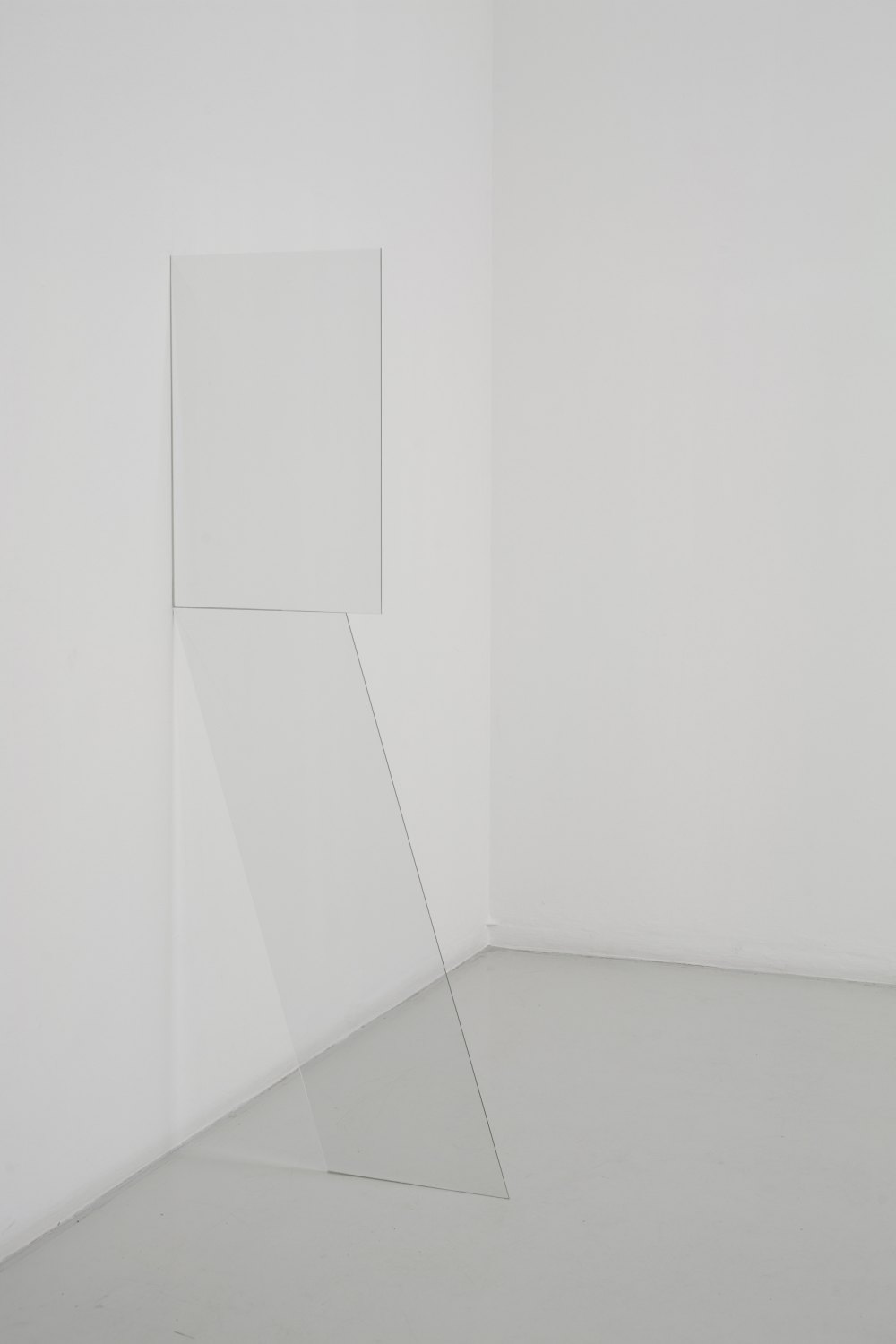 Kitty Kraus Untitled, 2006 Glass, 171 × 68 × 0.5 cm