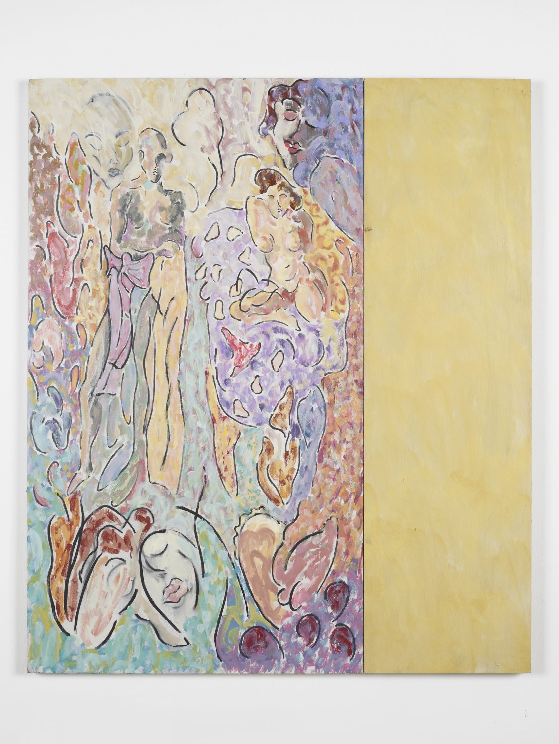 Marc Camille Chaimowicz After PB. (1), 1985 - 1990 Oil and charcoal on board and canvas, 92 × 110 cm