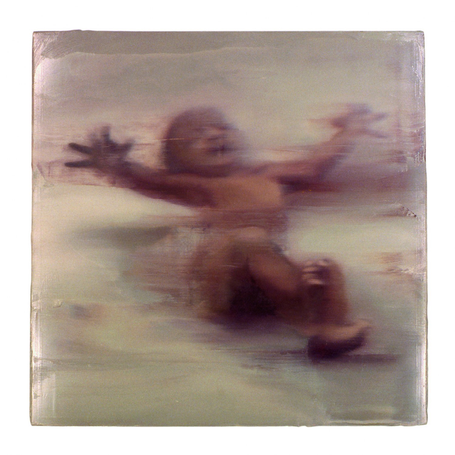 Ull Hohn Untitled (Infant), 1991 Oil on wooden box, 71 × 71 × 9.5 cm